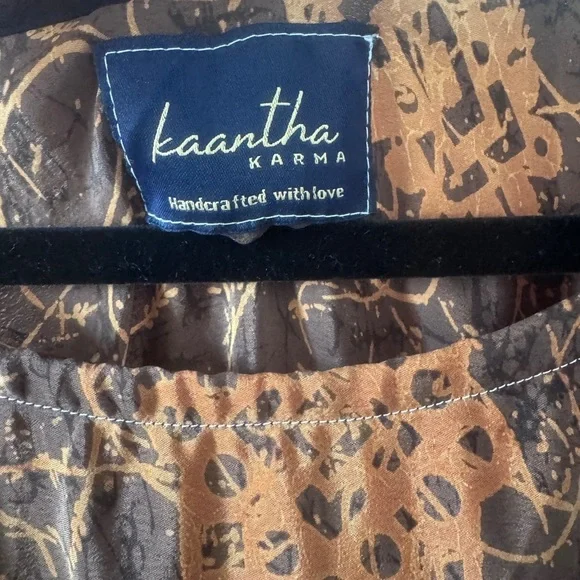 Colorful Patchwork Poncho Blouse Top - Picture 2 of 3